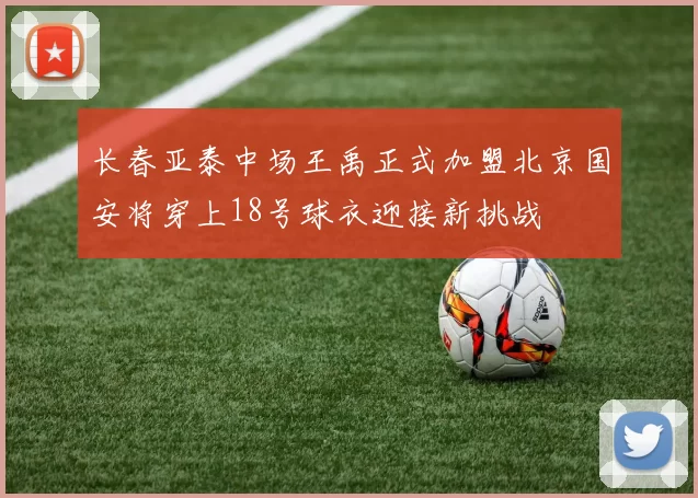 长春亚泰中场王禹正式加盟北京国安将穿上18号球衣迎接新挑战