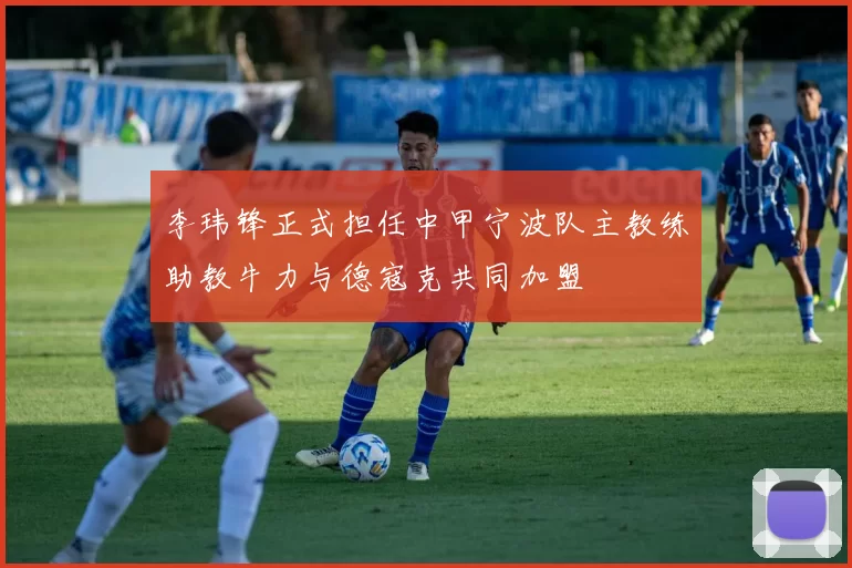 李玮锋正式担任中甲宁波队主教练助教牛力与德寇克共同加盟